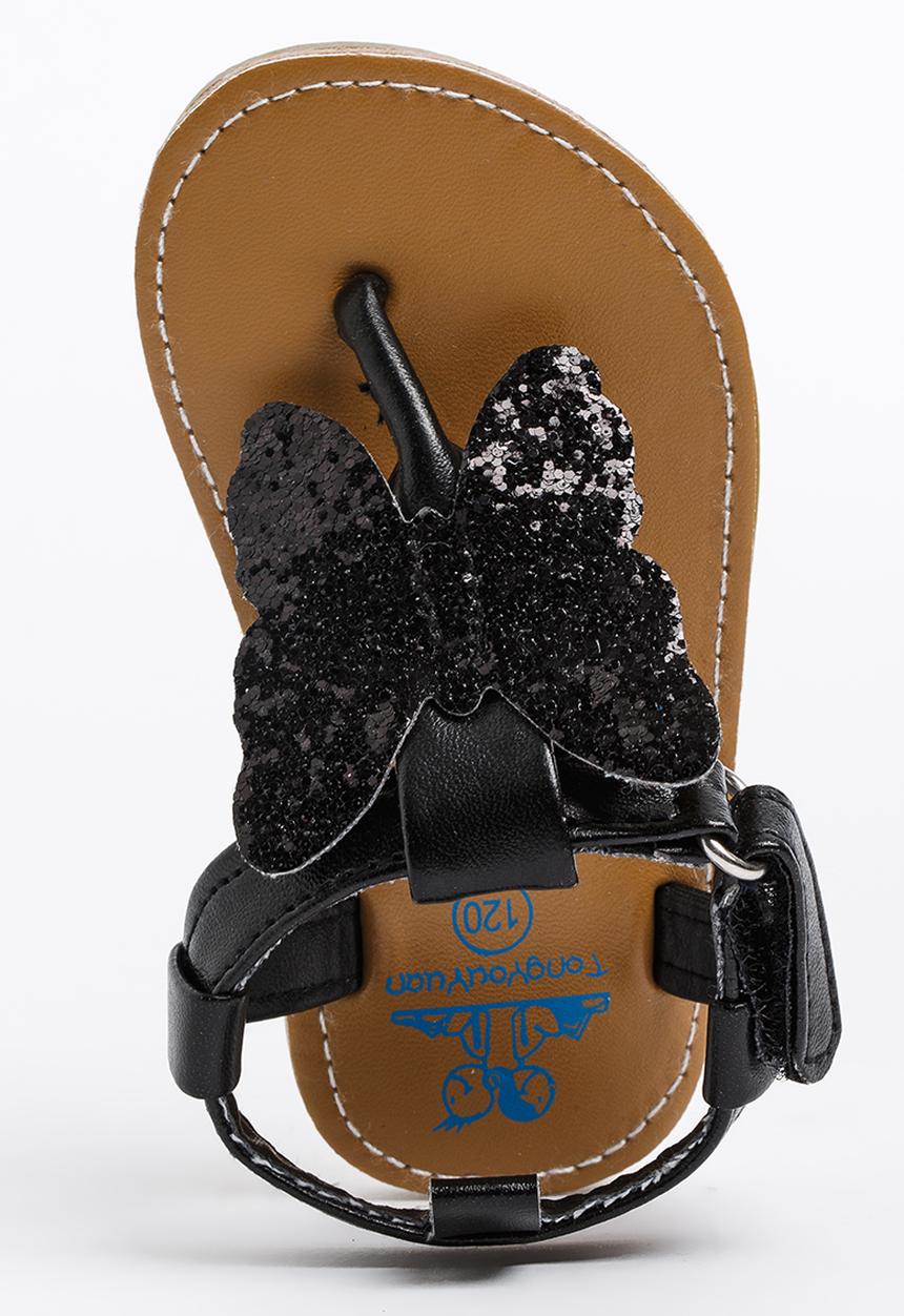 Pop Candy - Butterfly Sandals Black