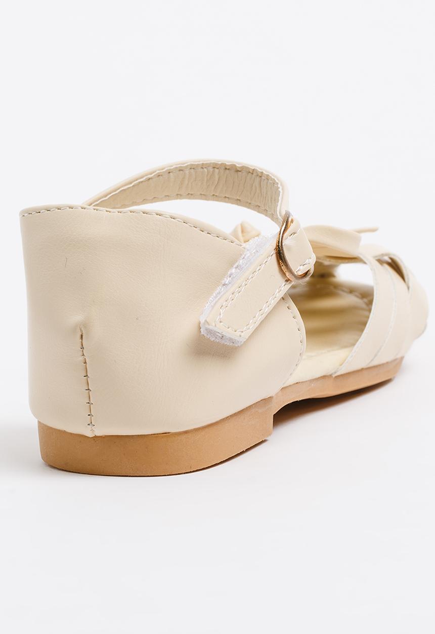 Pop Candy - Girls Cage Sandal Stone
