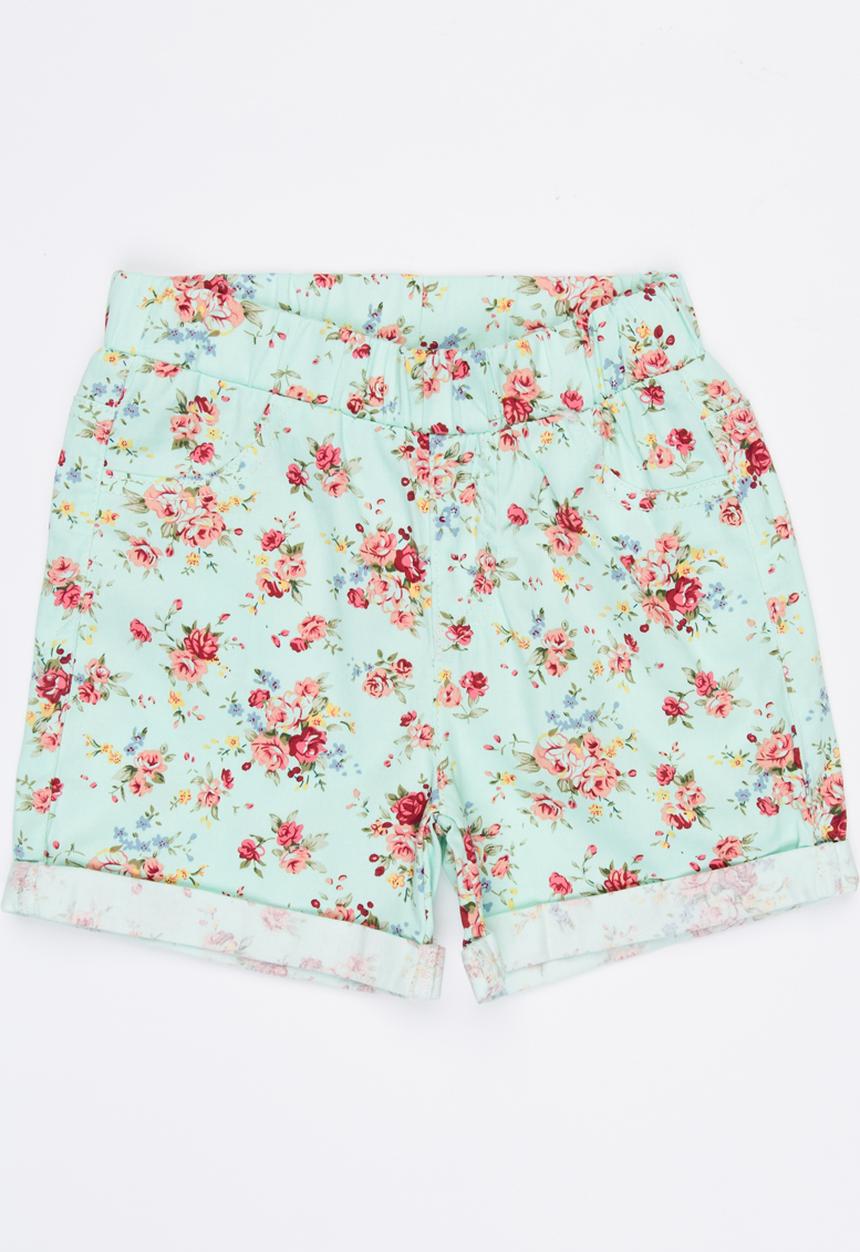 Pop Candy - Floral  Short Green