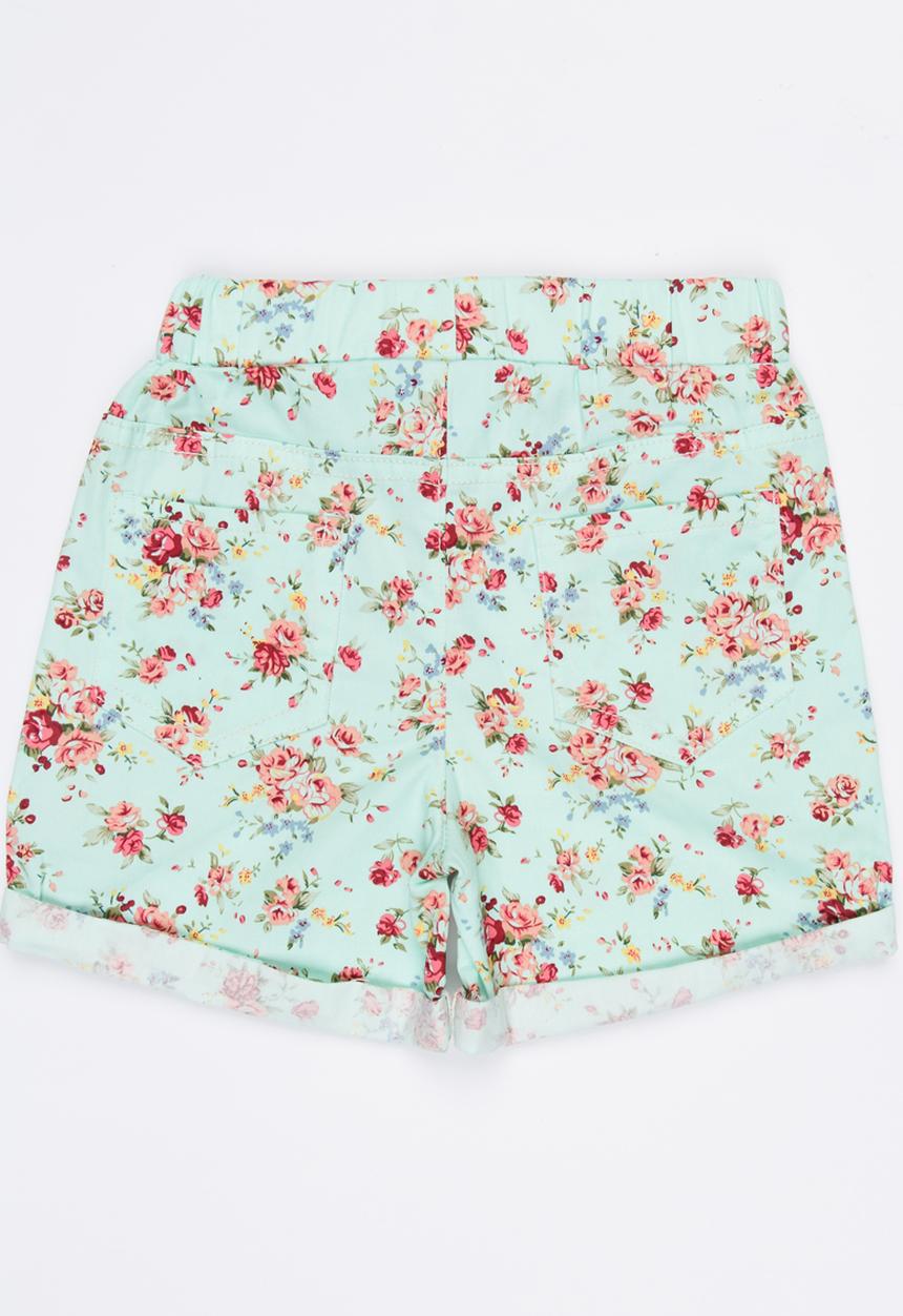Pop Candy - Floral  Short Green