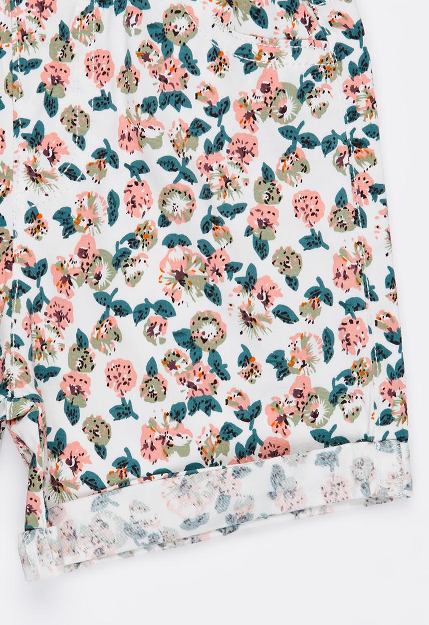 Pop Candy - Floral  Short Pale Pink