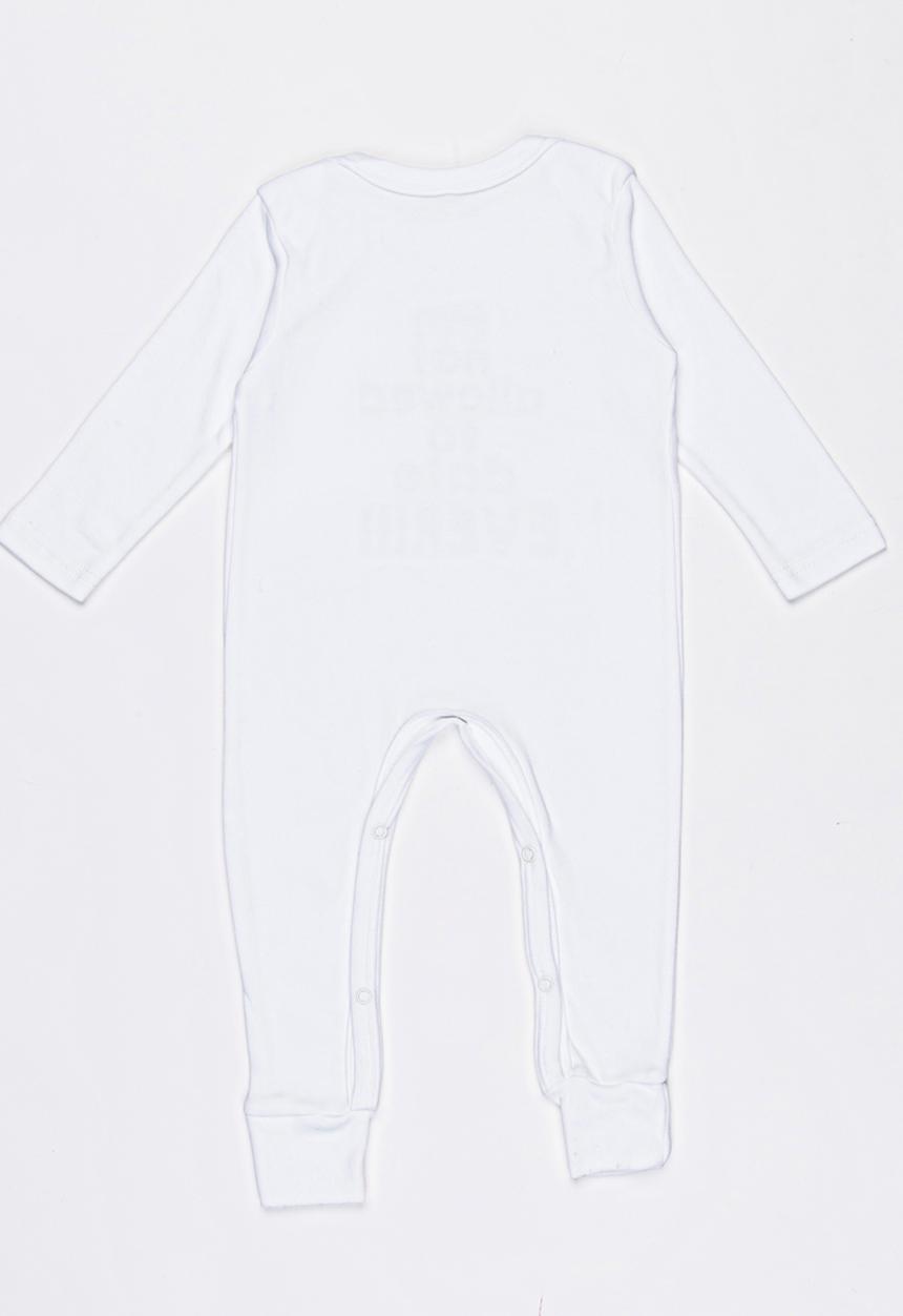 Funky Shop - Im Not Allowed to Date Ever Babygrow White