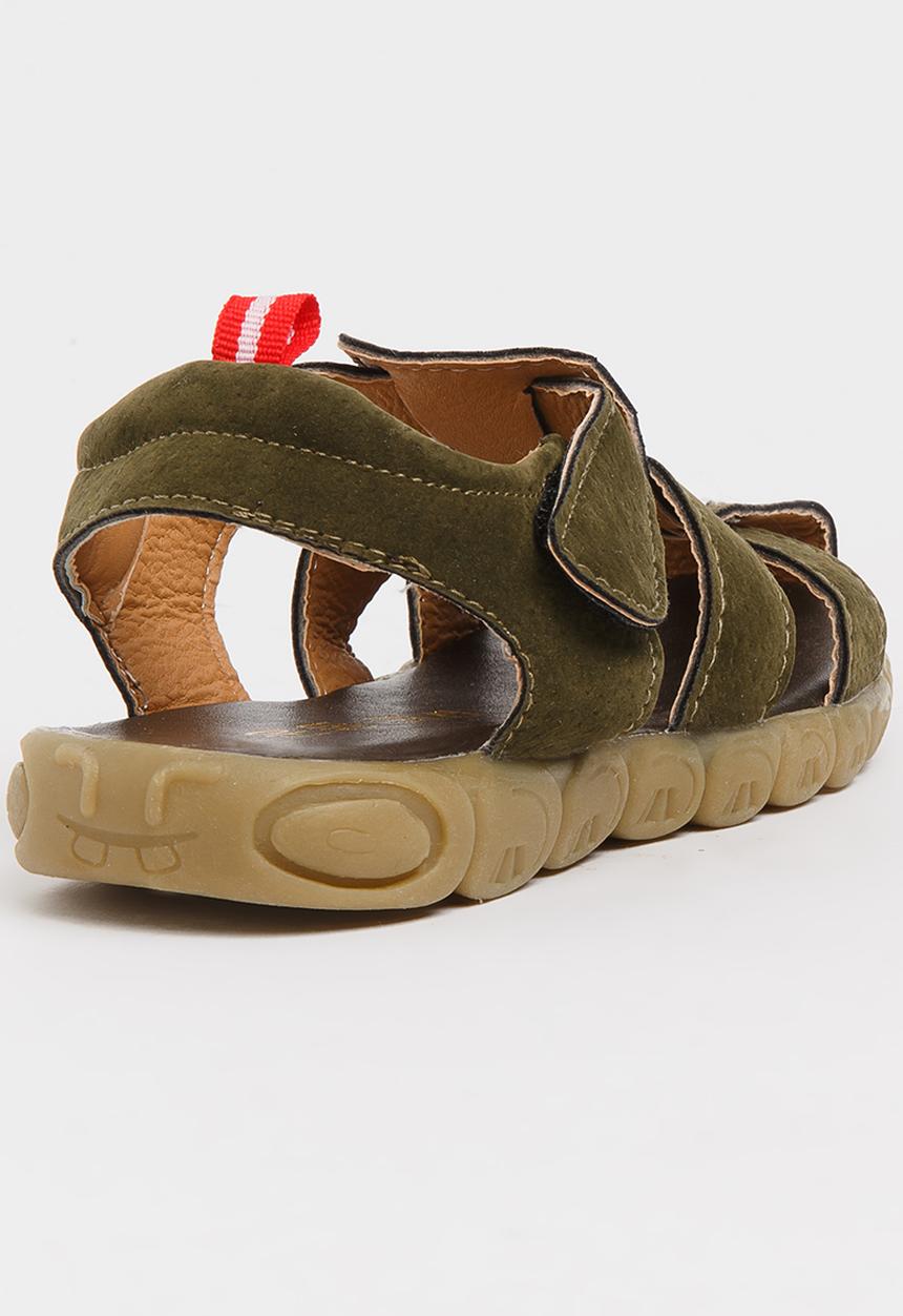 Pop Candy - Boys Sandal Khaki Green