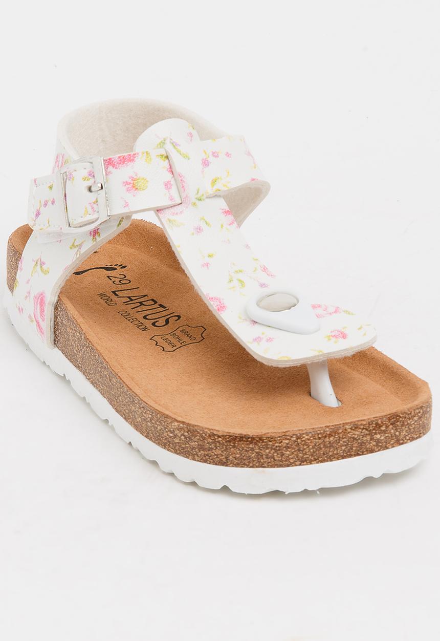 Pop Candy - T-bar Sandal White