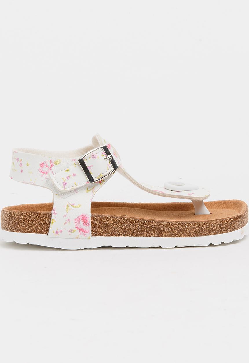 Pop Candy - T-bar Sandal White