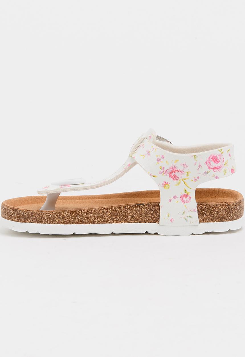Pop Candy - T-bar Sandal White