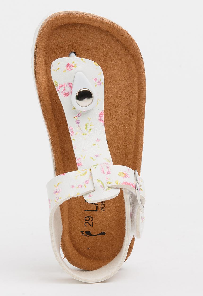 Pop Candy - T-bar Sandal White