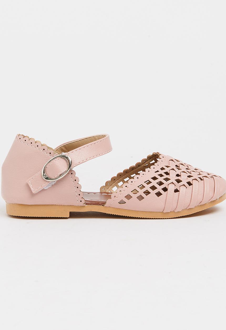 Pop Candy - Girls Cage Sandal Pale Pink