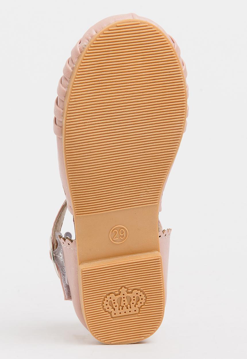 Pop Candy - Girls Cage Sandal Pale Pink