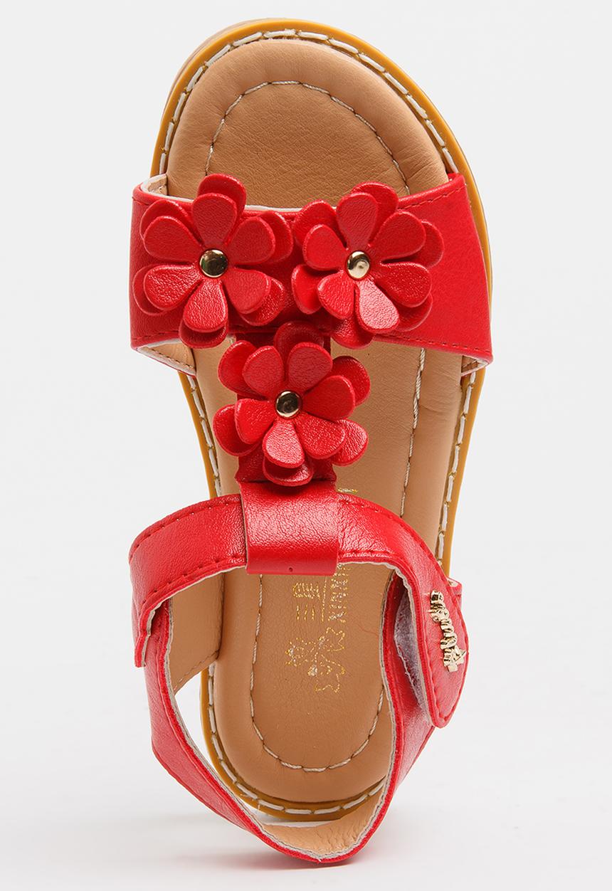 Pop Candy - Flower Sandal Red