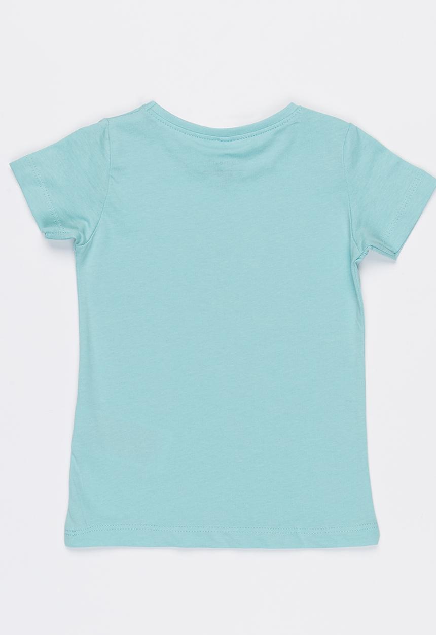 Name It - Printed Tee Aqua
