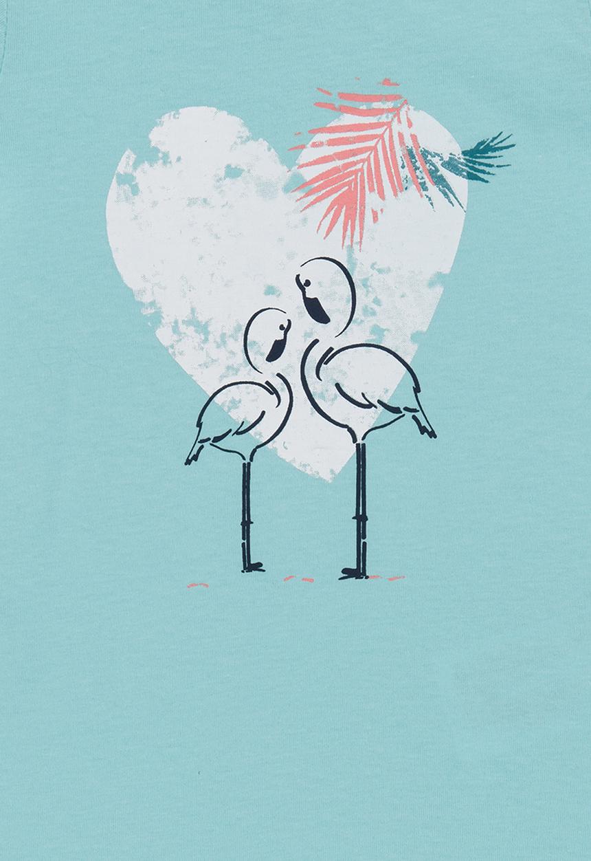 Name It - Printed Tee Aqua