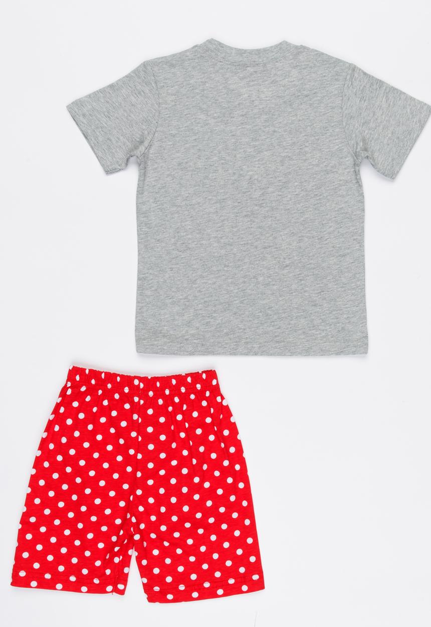 Pop Candy - Girls Printed  PJ Set Red