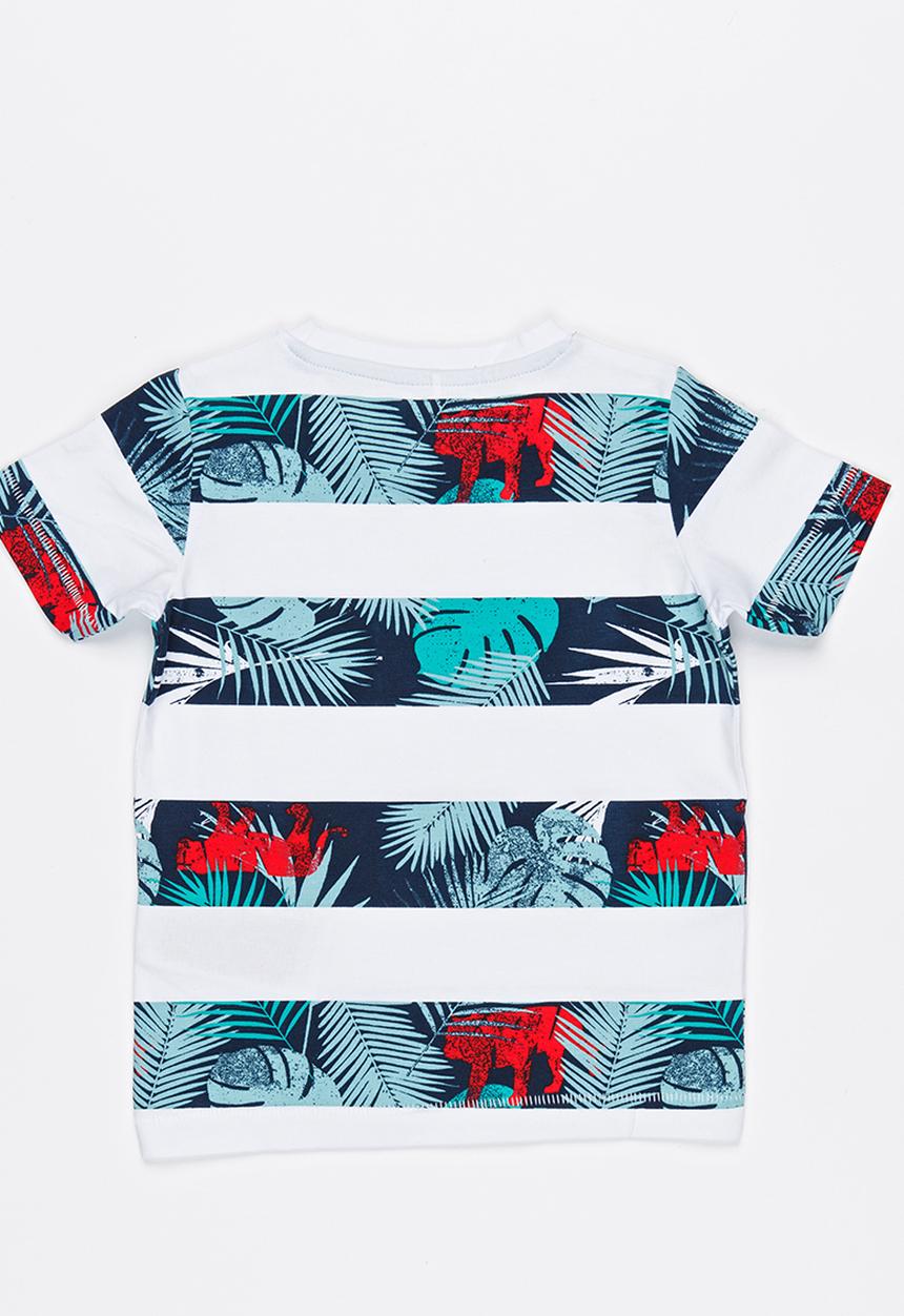 Name It - Printed Short Sleeve Tee White