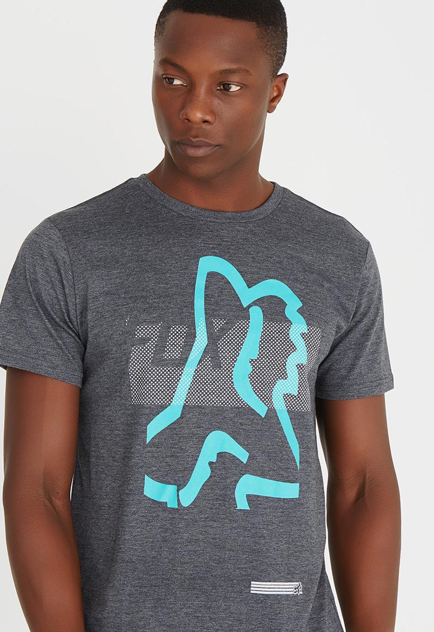 Fox - Kamekana Tshirt Dark Grey