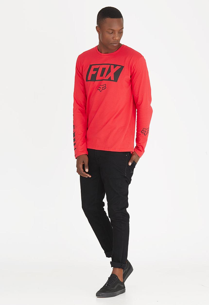 Fox - Foiled Tshirt Red