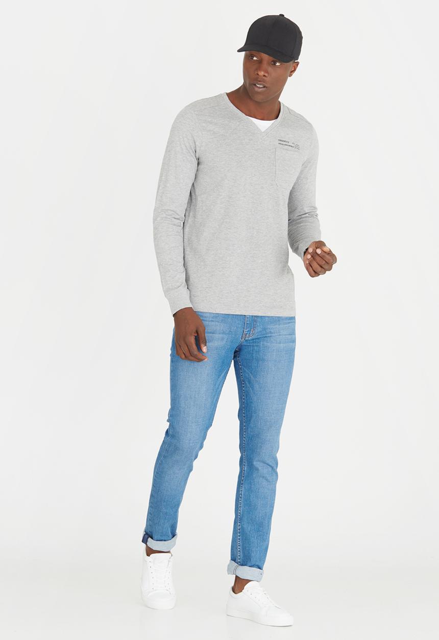Dissident - Veyer Tshirt Grey Melange