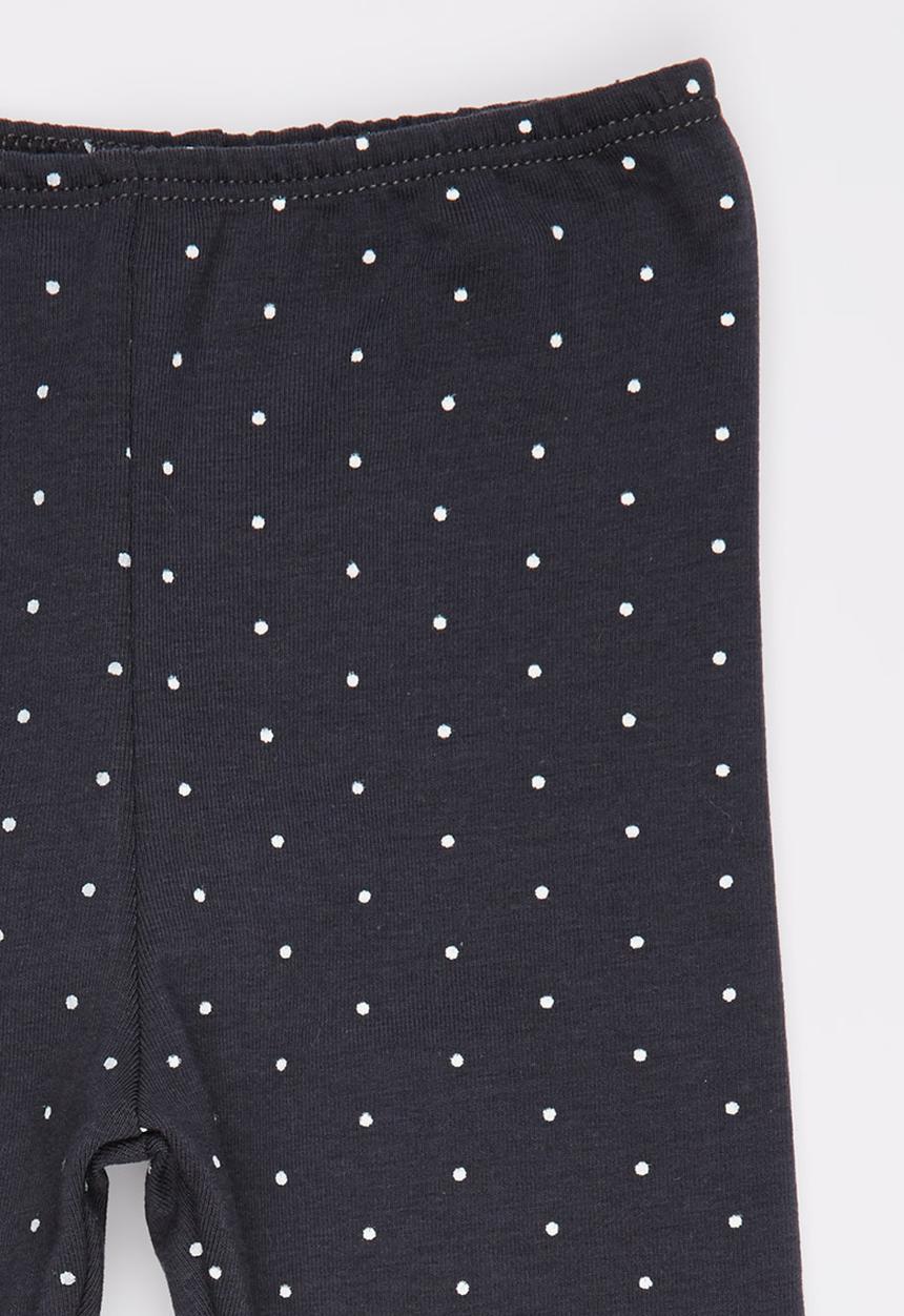 Just chillin - Girls Leggings Charcoal