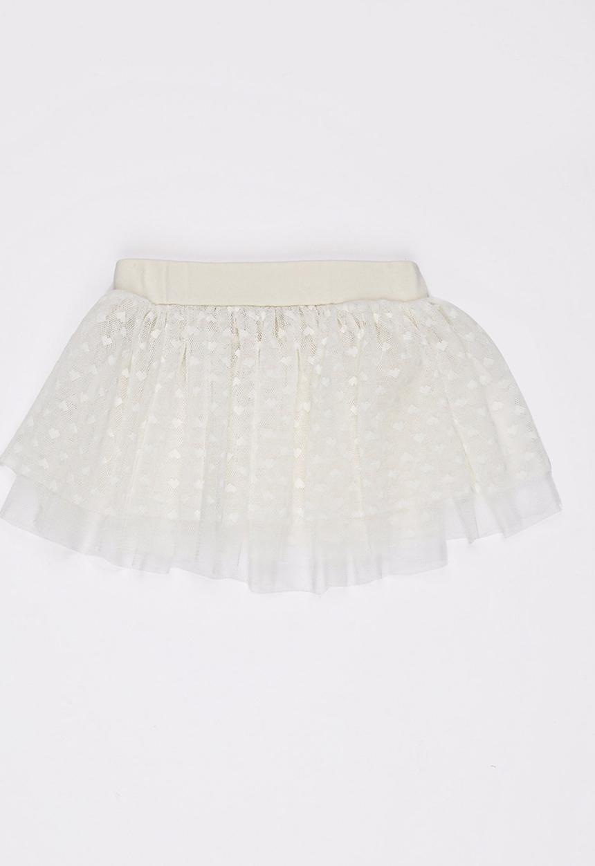 Just chillin - Tulle Skirt Cream