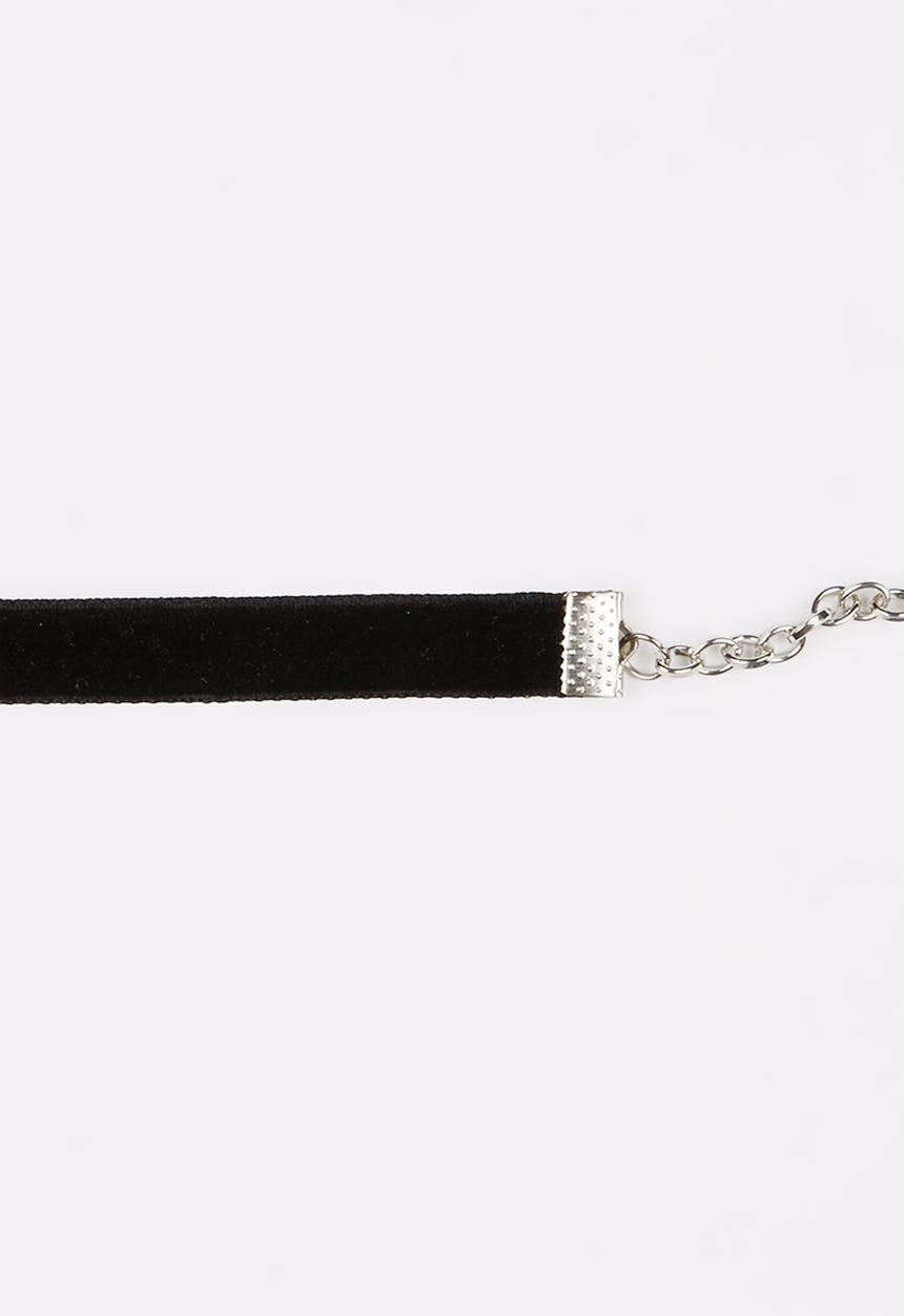 Jewels and Lace - Velvet Choker Black