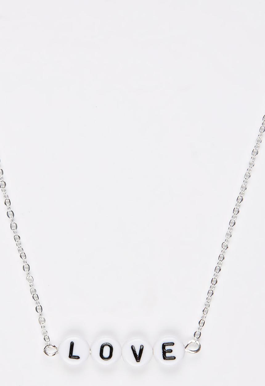Jewels and Lace - Love Necklace Multi-colour
