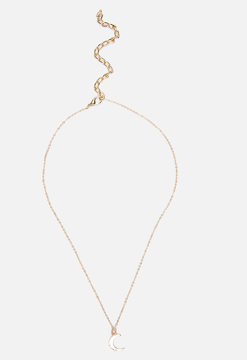 Jewels and Lace - Moon and Stars Necklace Twinpack Gold