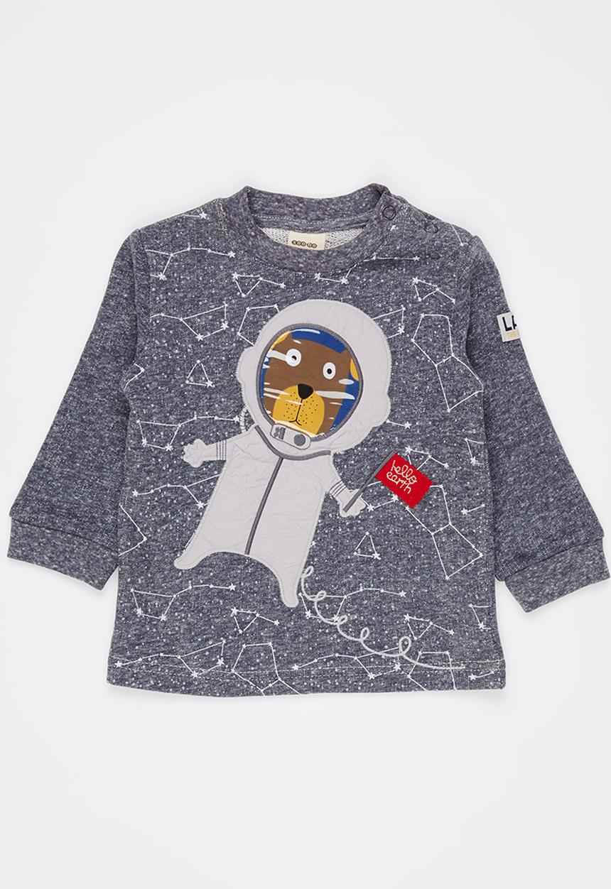 Soobe - Boys Printed Sweat Top Blue