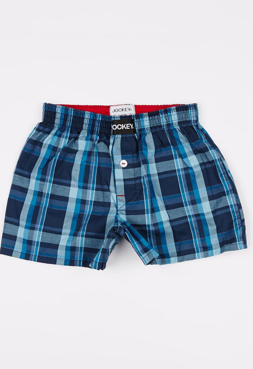 Jockey - 1 PK  Boys Woven Boxer Dark Blue