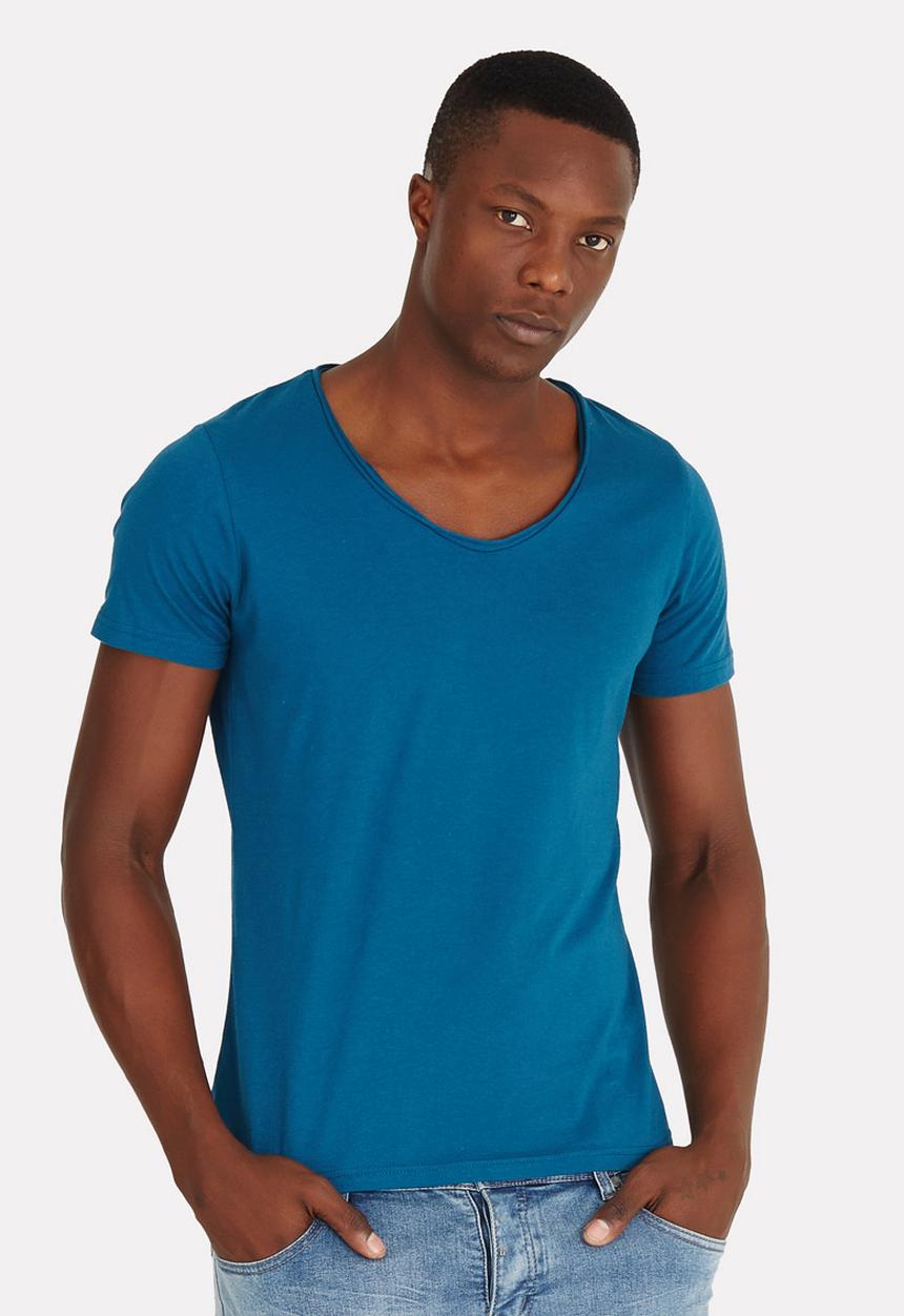 Unruly - Raw V-Tee Blue