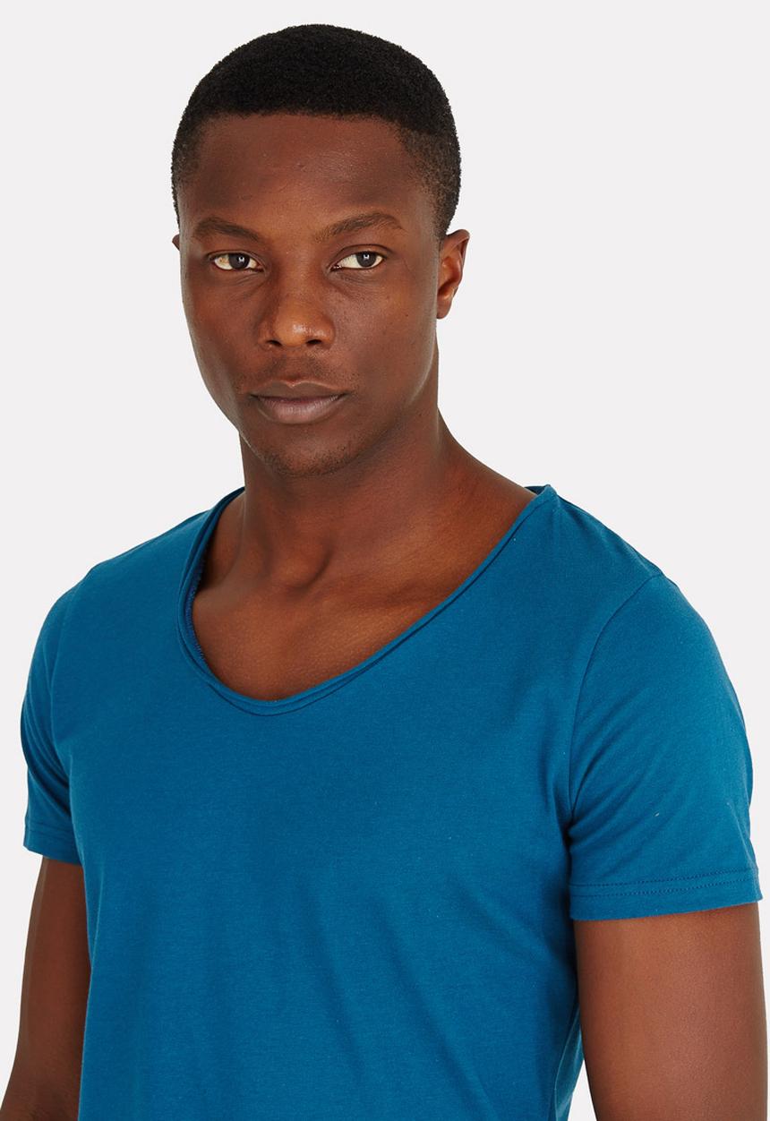 Unruly - Raw V-Tee Blue
