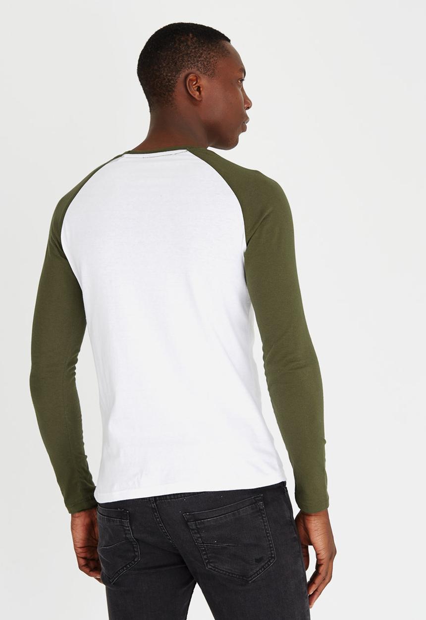 Unruly - Raglan Tee Green