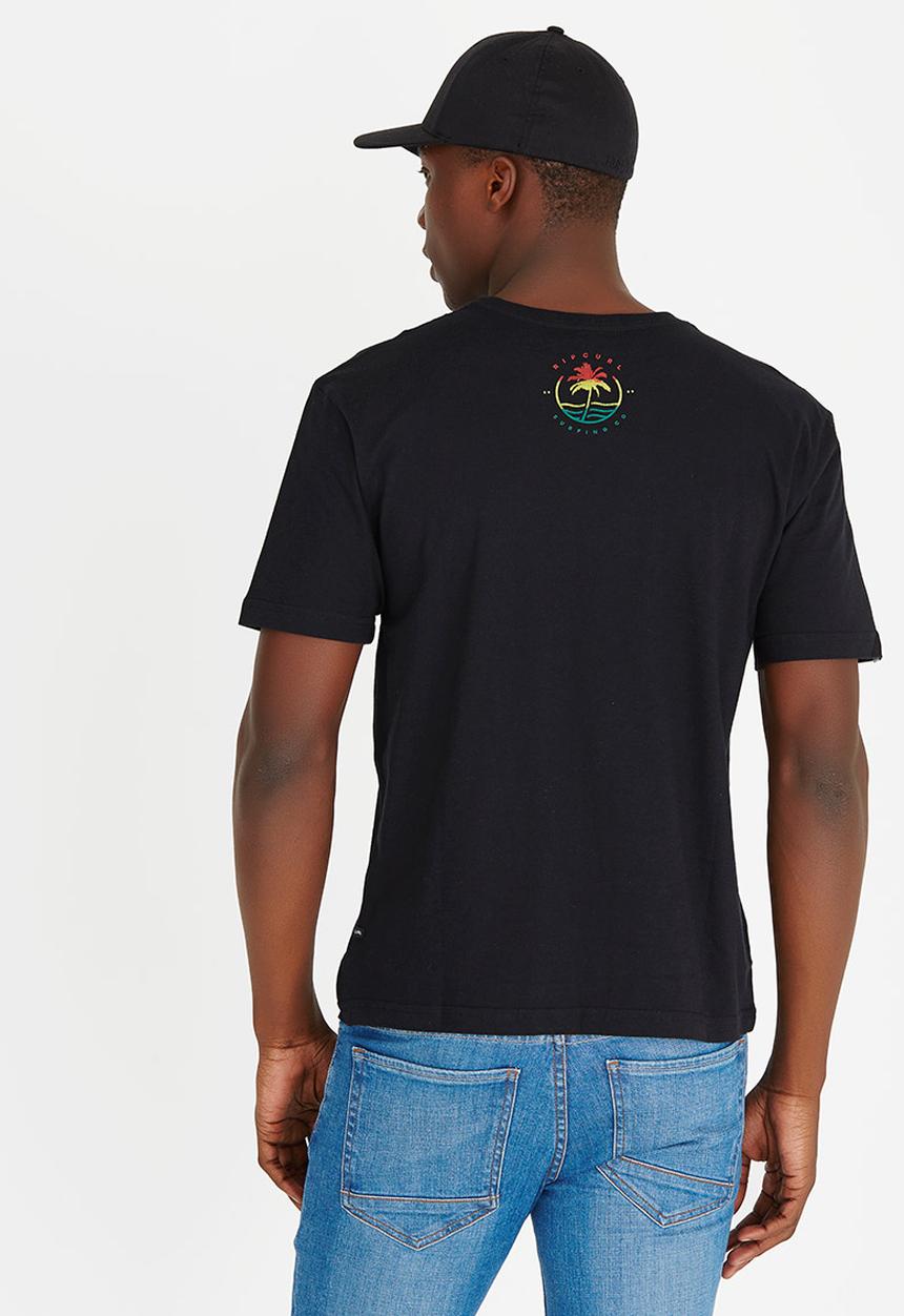 Rip Curl - Palm Wave T Shirt Black