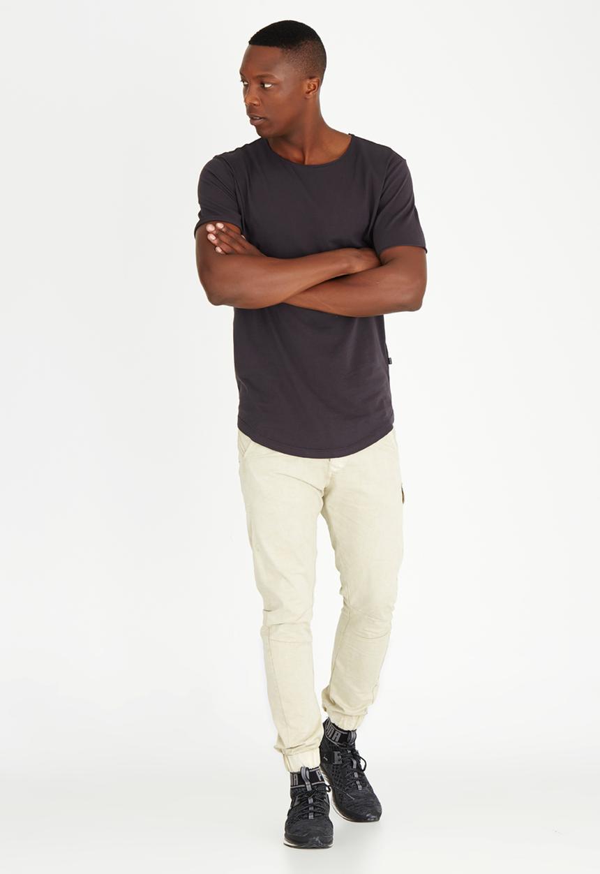Only & Sons - Mahu Long Line T-Shirt Dark Grey