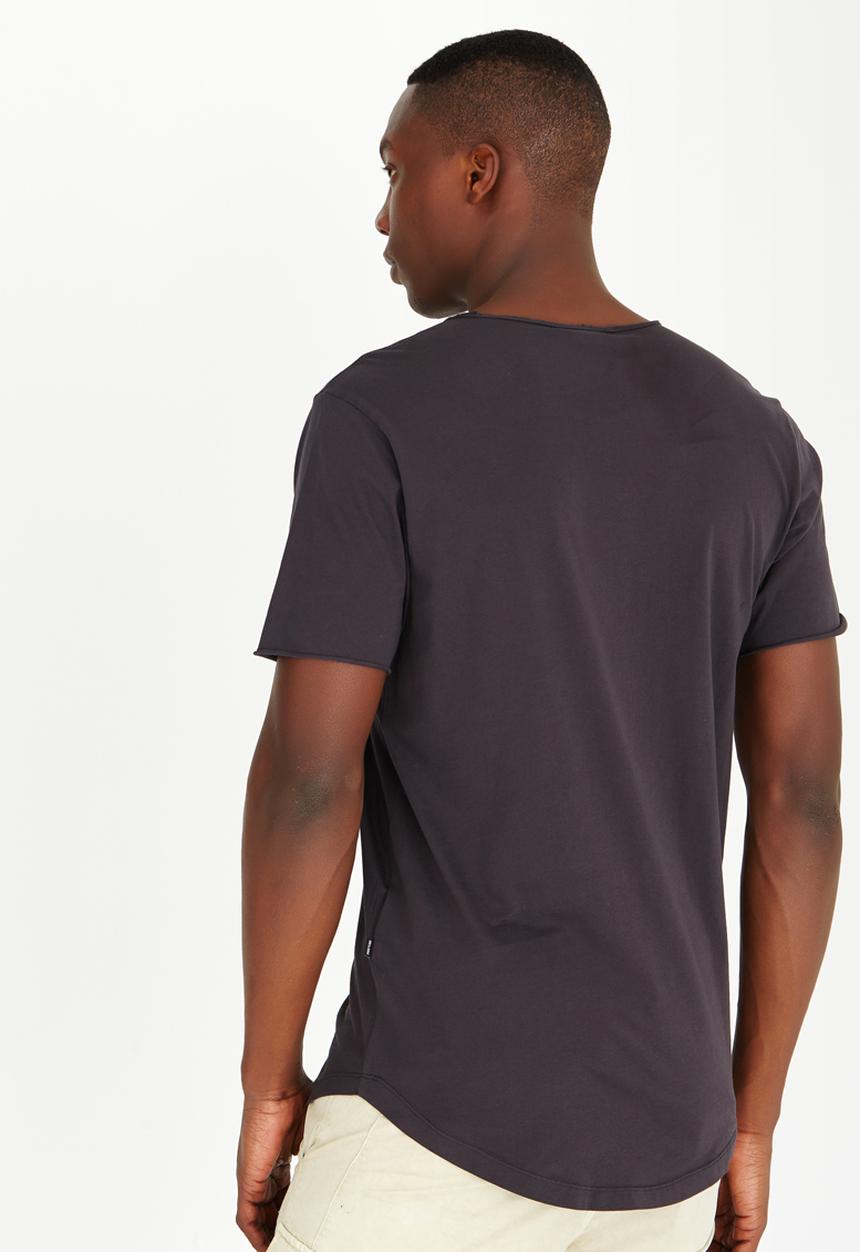 Only & Sons - Mahu Long Line T-Shirt Dark Grey