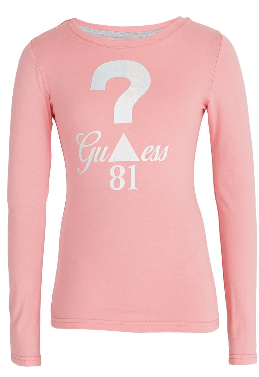 GUESS - Question Tee Pale Pink