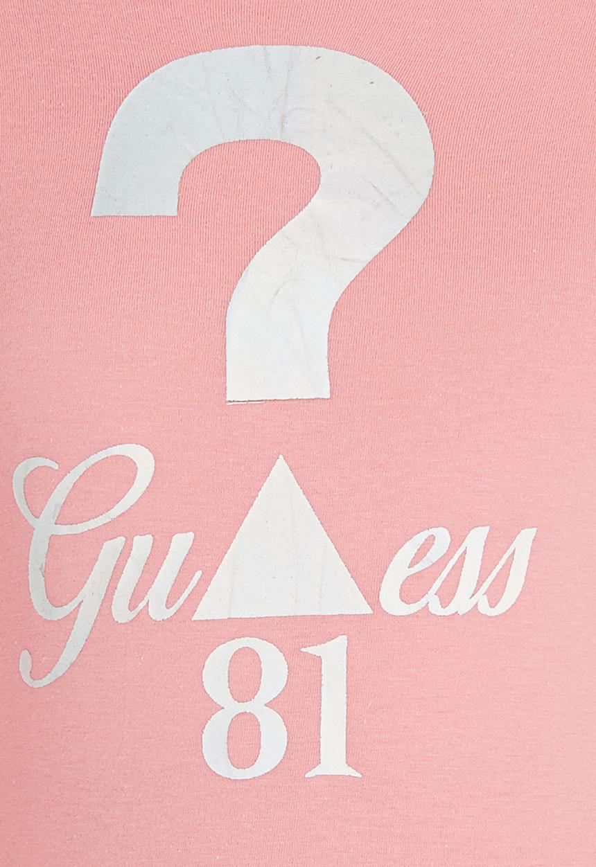 GUESS - Question Tee Pale Pink