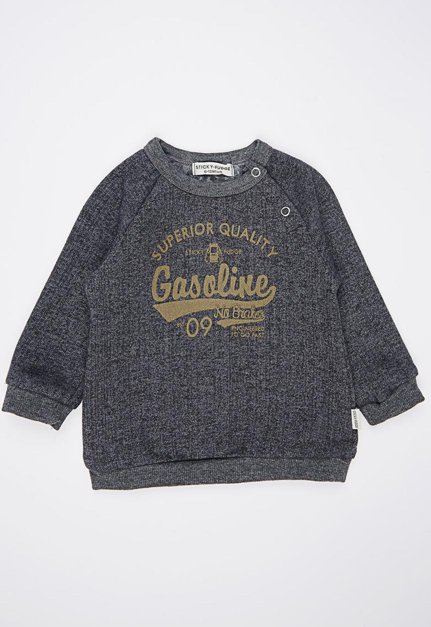 Sticky Fudge - Ren Sweater Charcoal