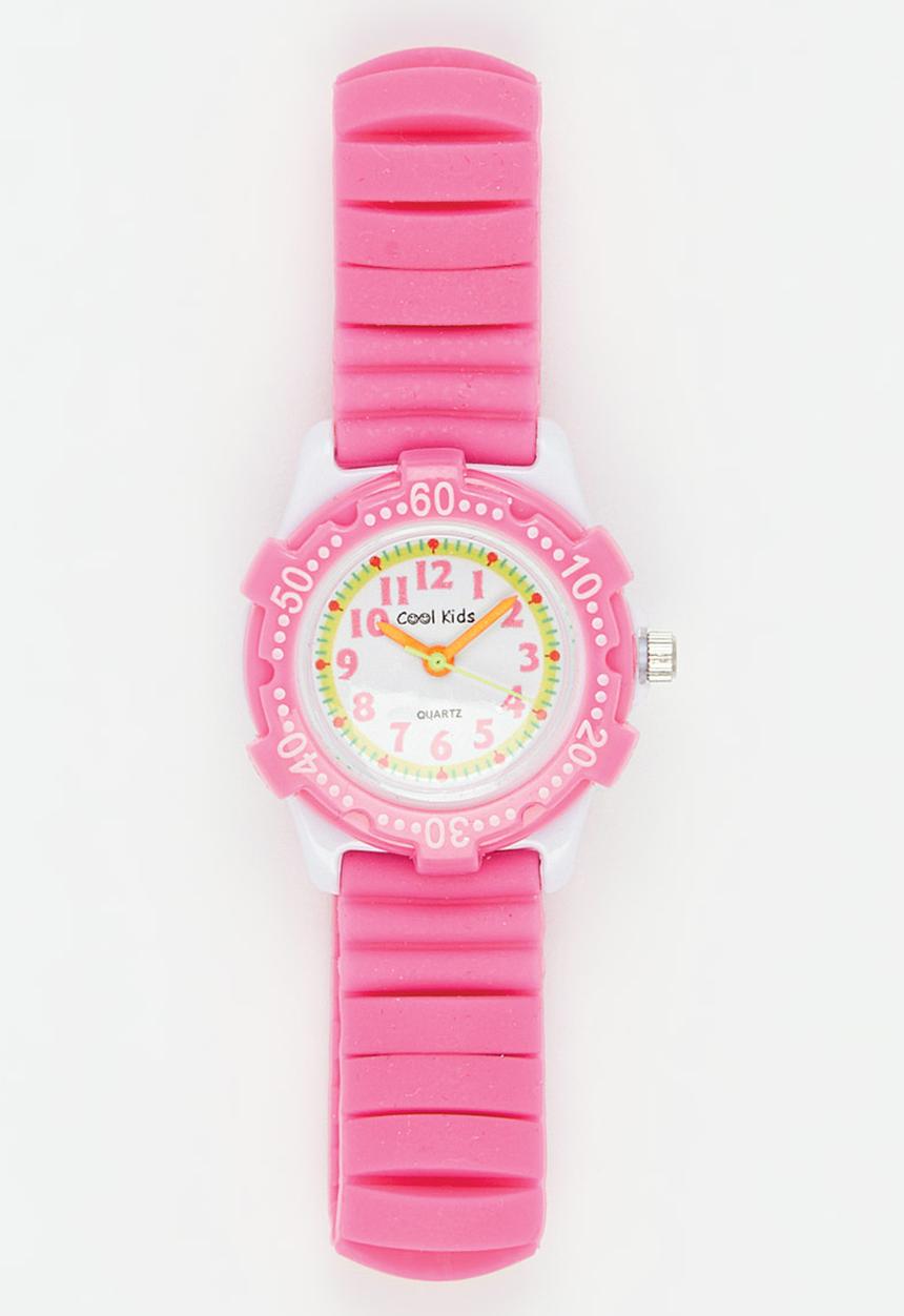 Cool Kids - Sporty Watch Dark Pink