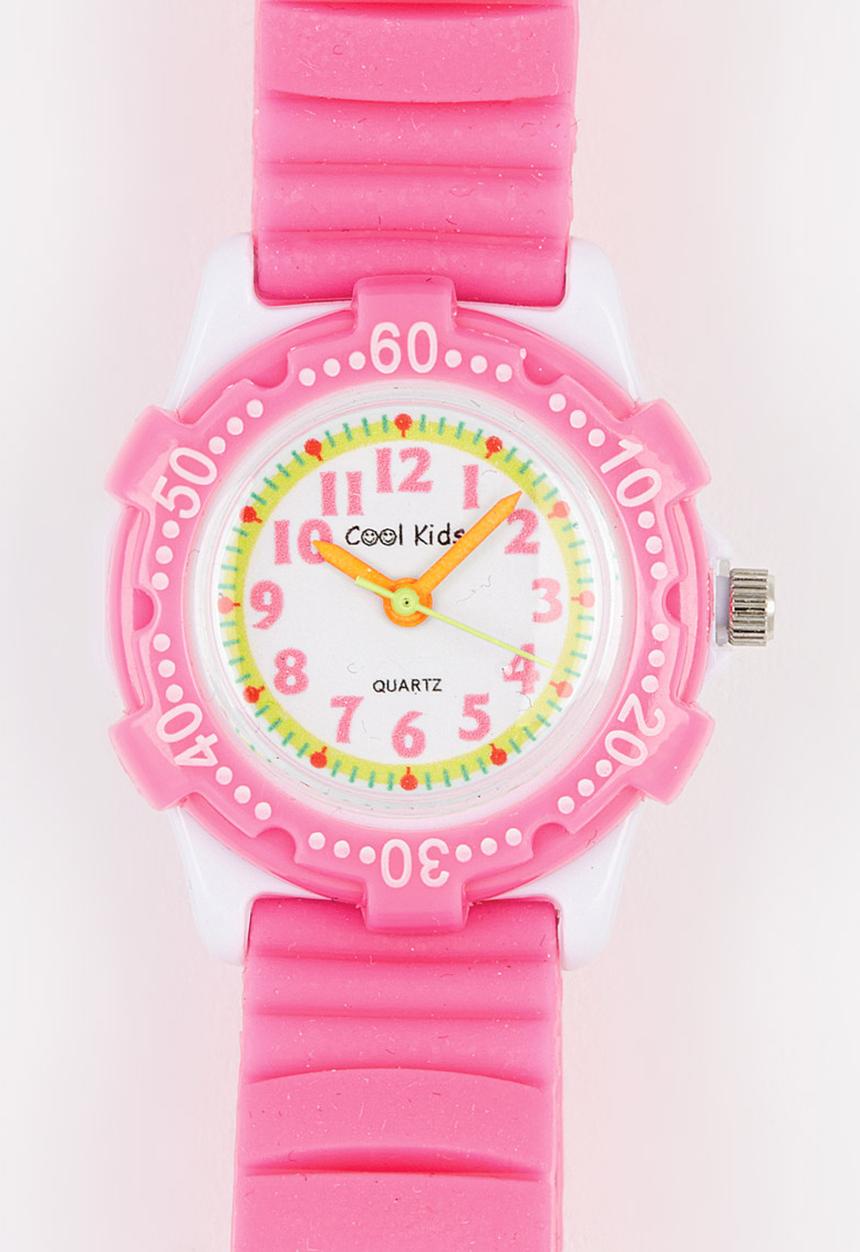 Cool Kids - Sporty Watch Dark Pink