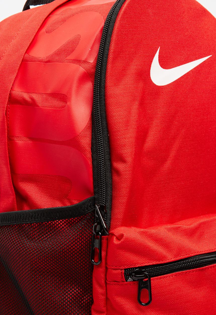 red mesh nike backpack