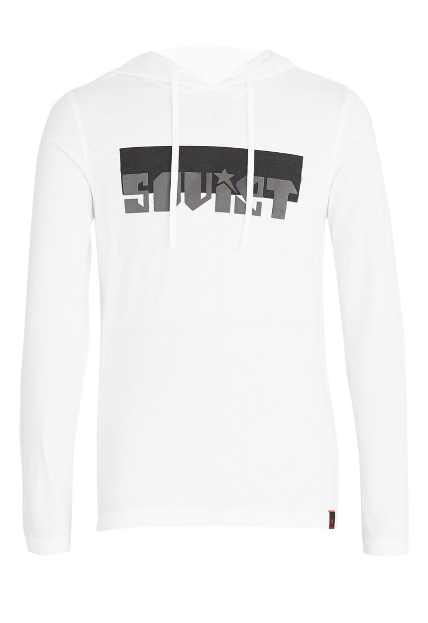 SOVIET - Hamer Hooded Tee White