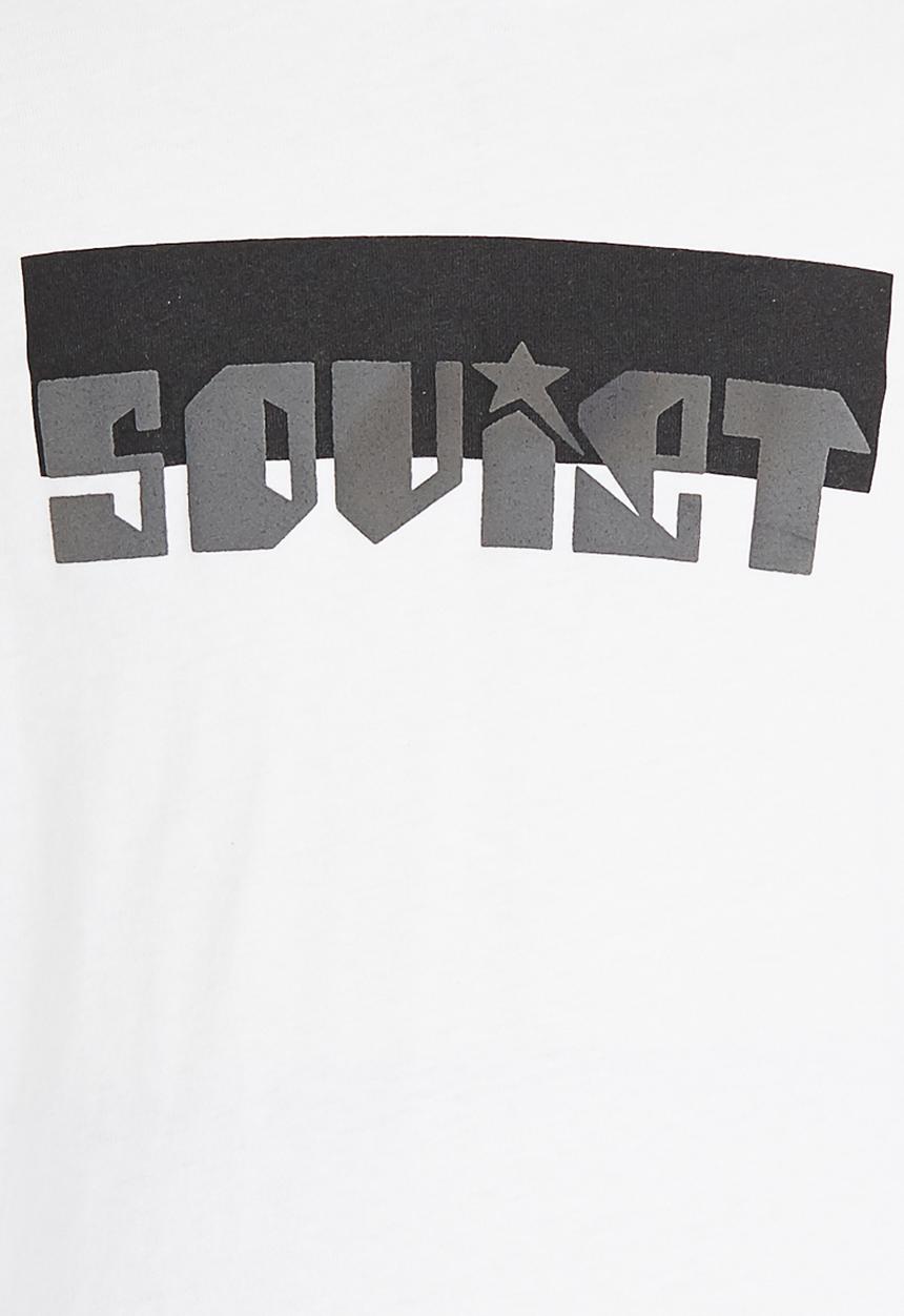 SOVIET - Hamer Hooded Tee White