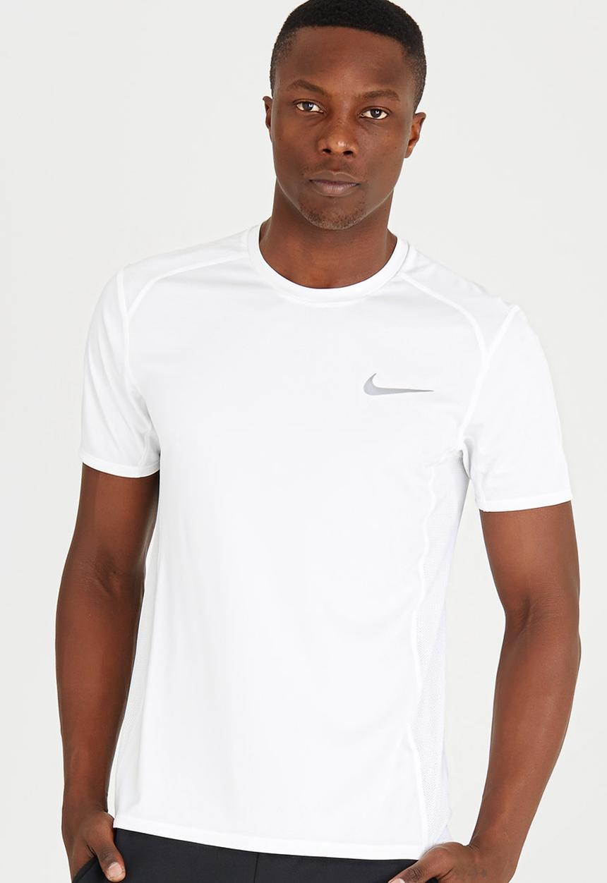 Nike - Nike Dry Miler Running Top White