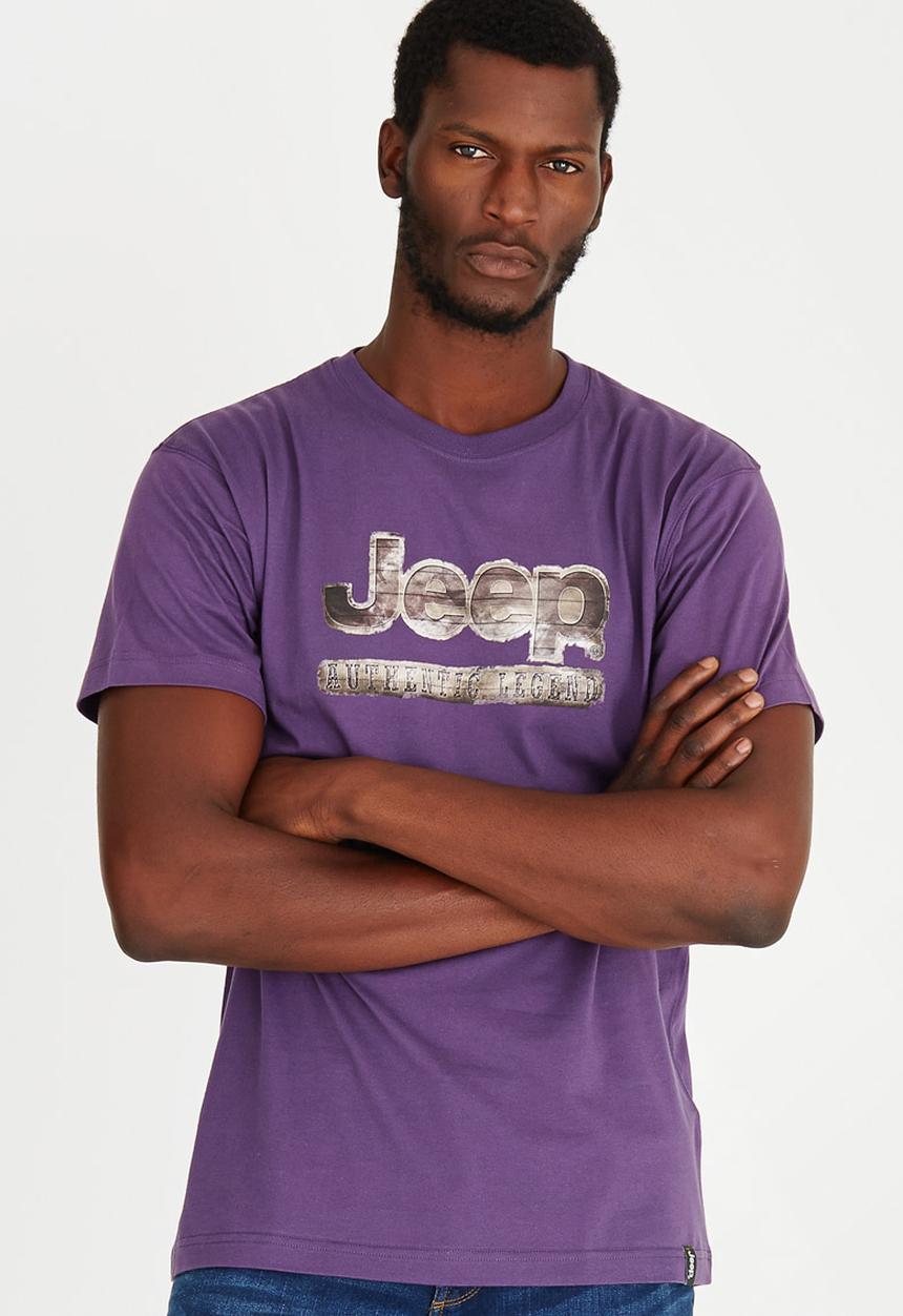 JEEP - Printed T Shirt Dark Purple