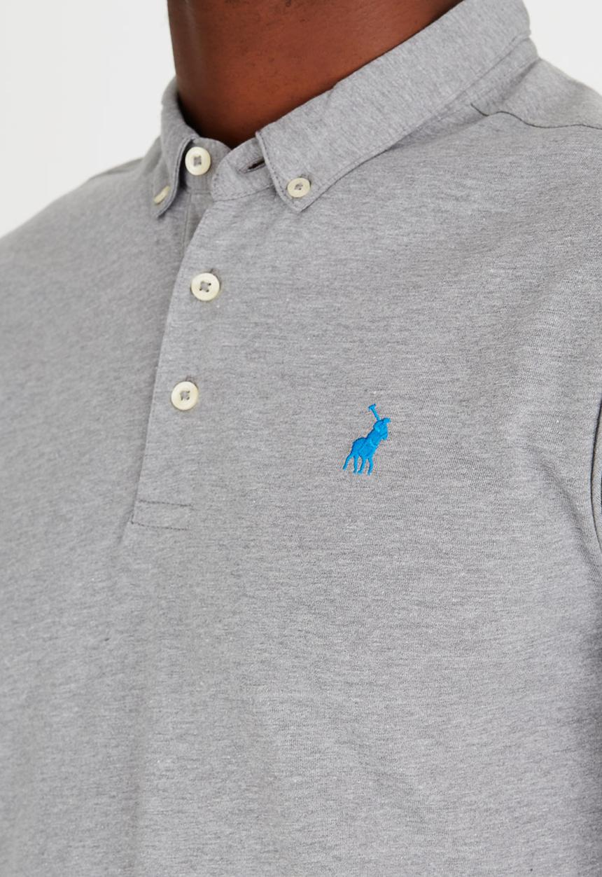 POLO - Classic Small Pony Golfer Grey Melange