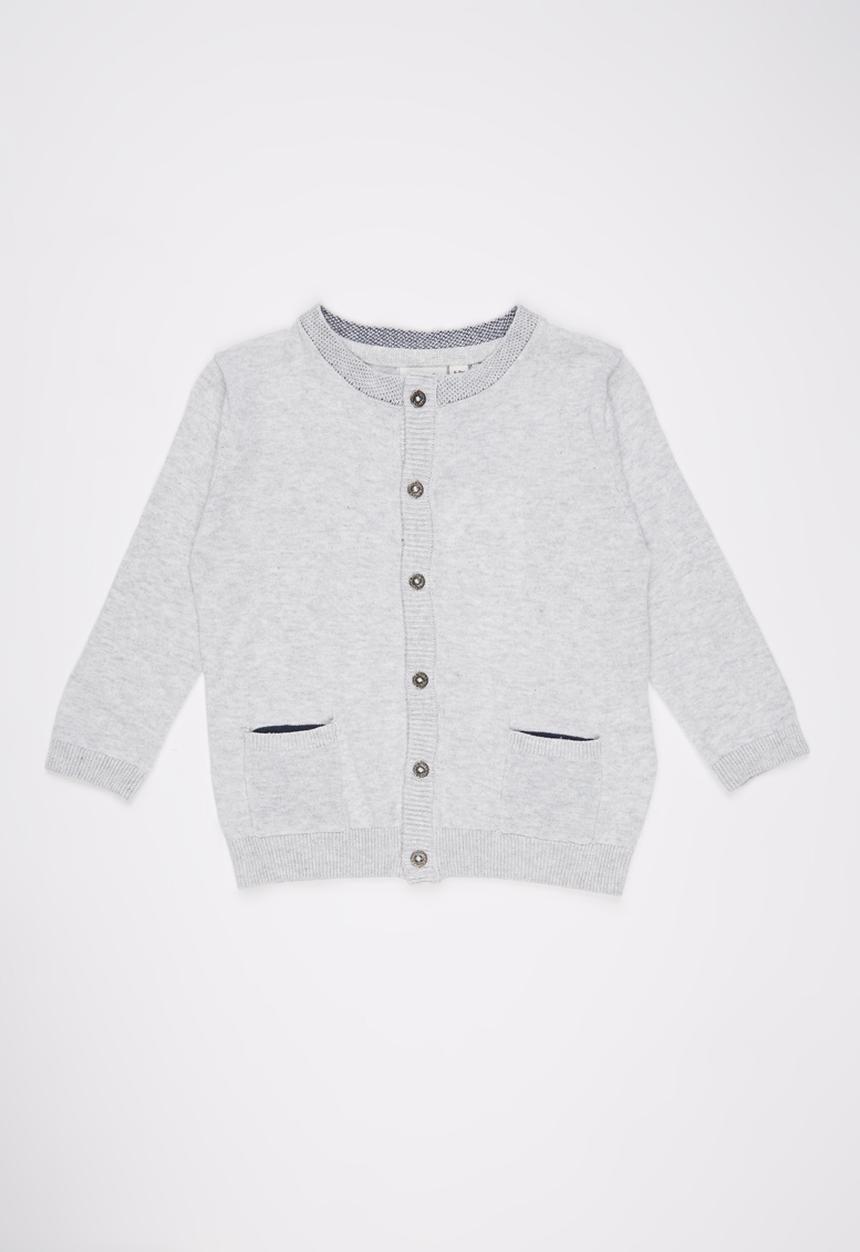 Name It - Boys Cardigan Grey