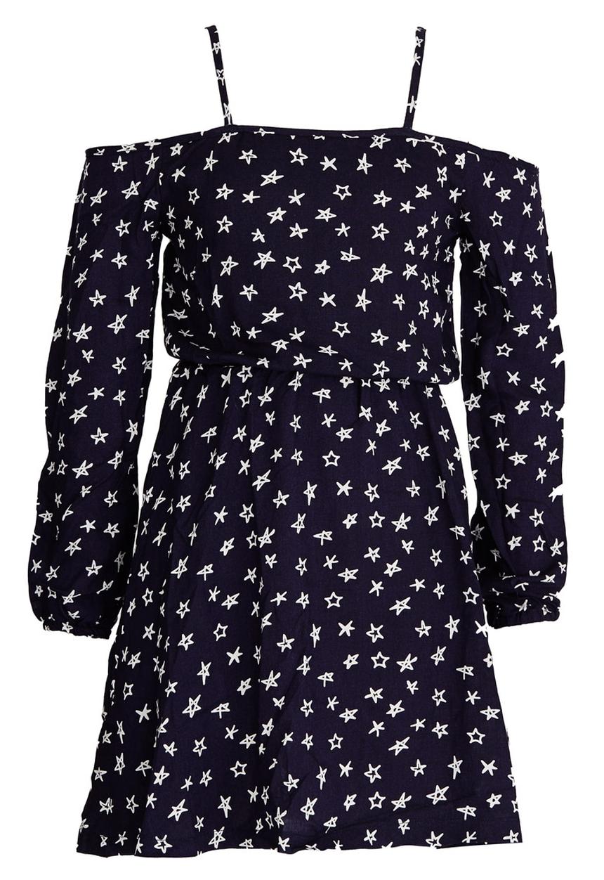 Rebel Republic - Cold Shoulder Dress Multi-colour