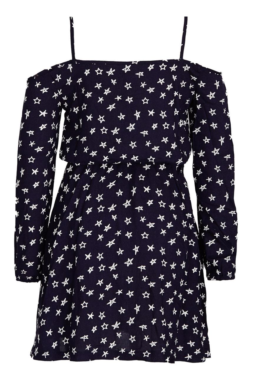 Rebel Republic - Cold Shoulder Dress Multi-colour