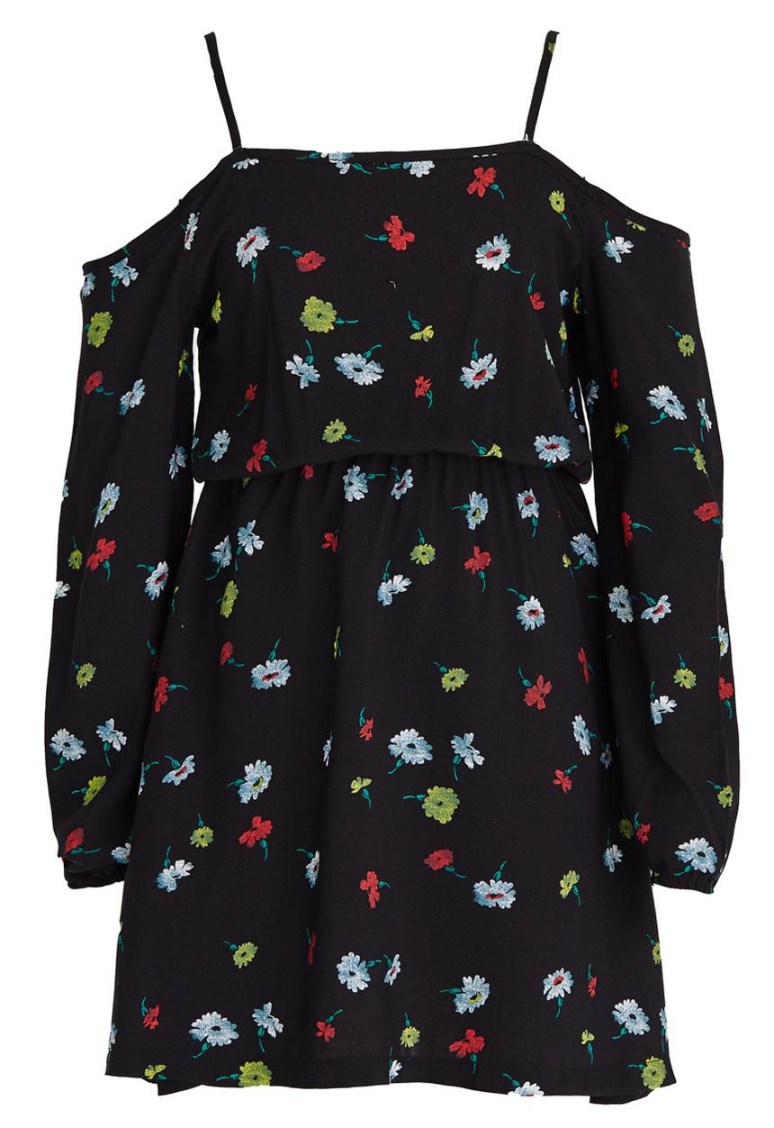 Rebel Republic - Cold Shoulder Dress Multi-colour