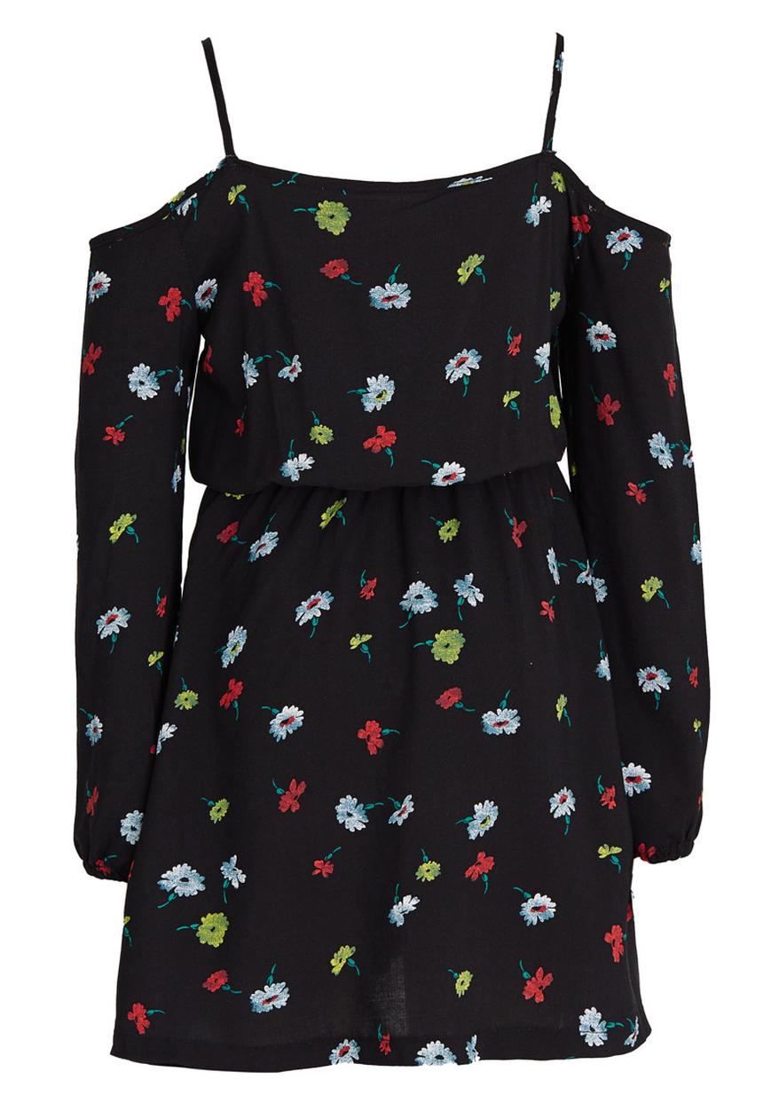 Rebel Republic - Cold Shoulder Dress Multi-colour